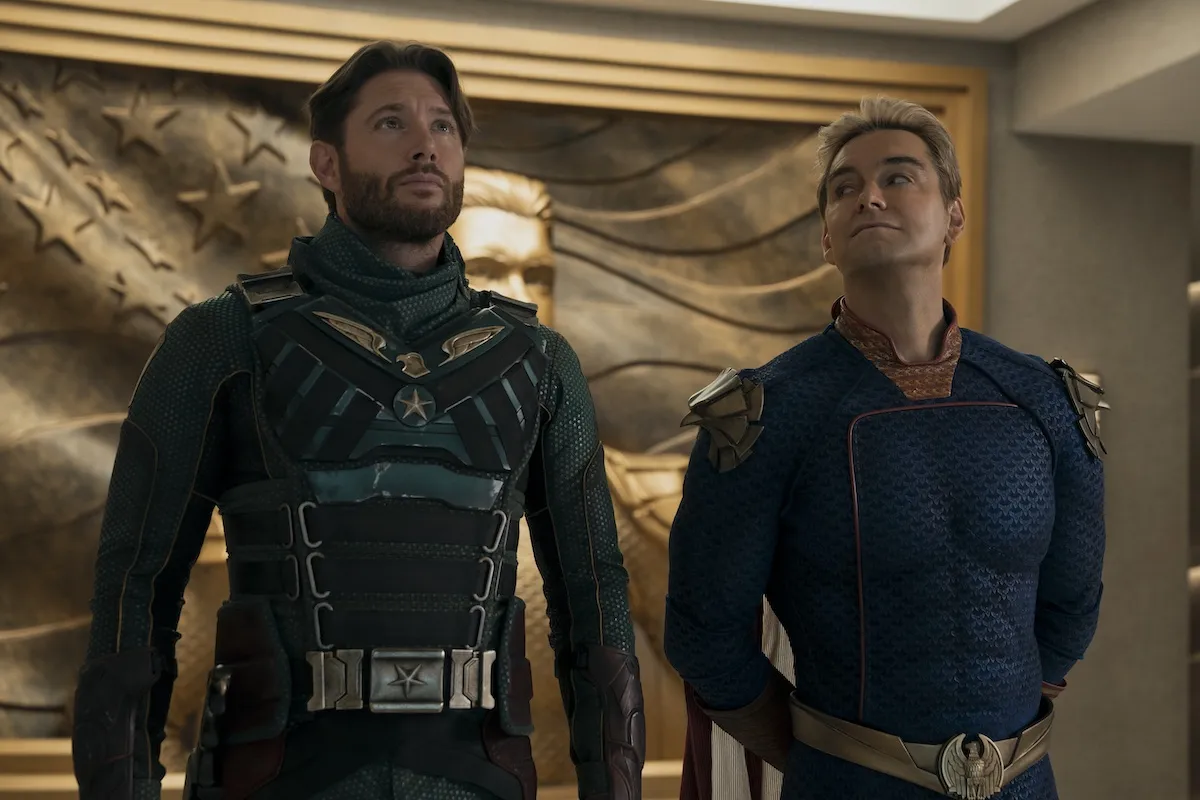 Soldier Boy standing next to Homelander in 'The Boys' Season 5