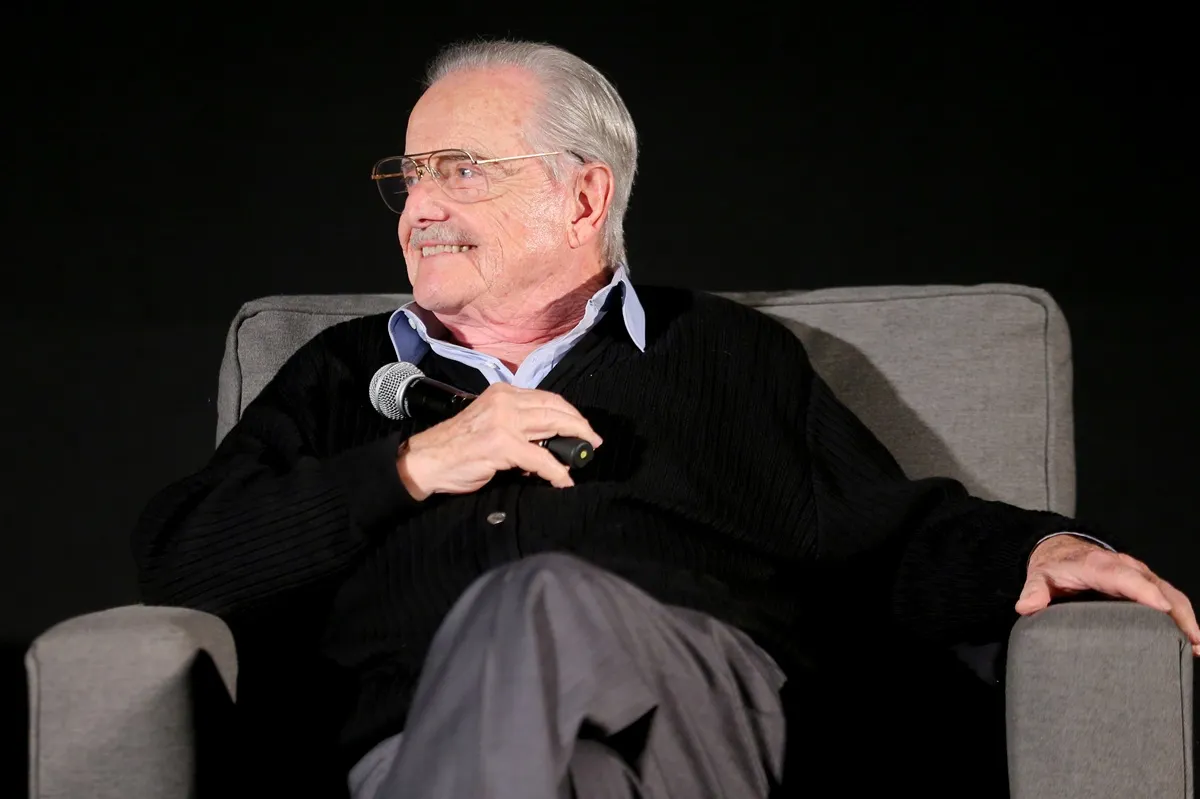 William Daniels speaks onstage before the screening of '1776' during day three of the 2015 TCM Classic Film Festival on March 28, 2015