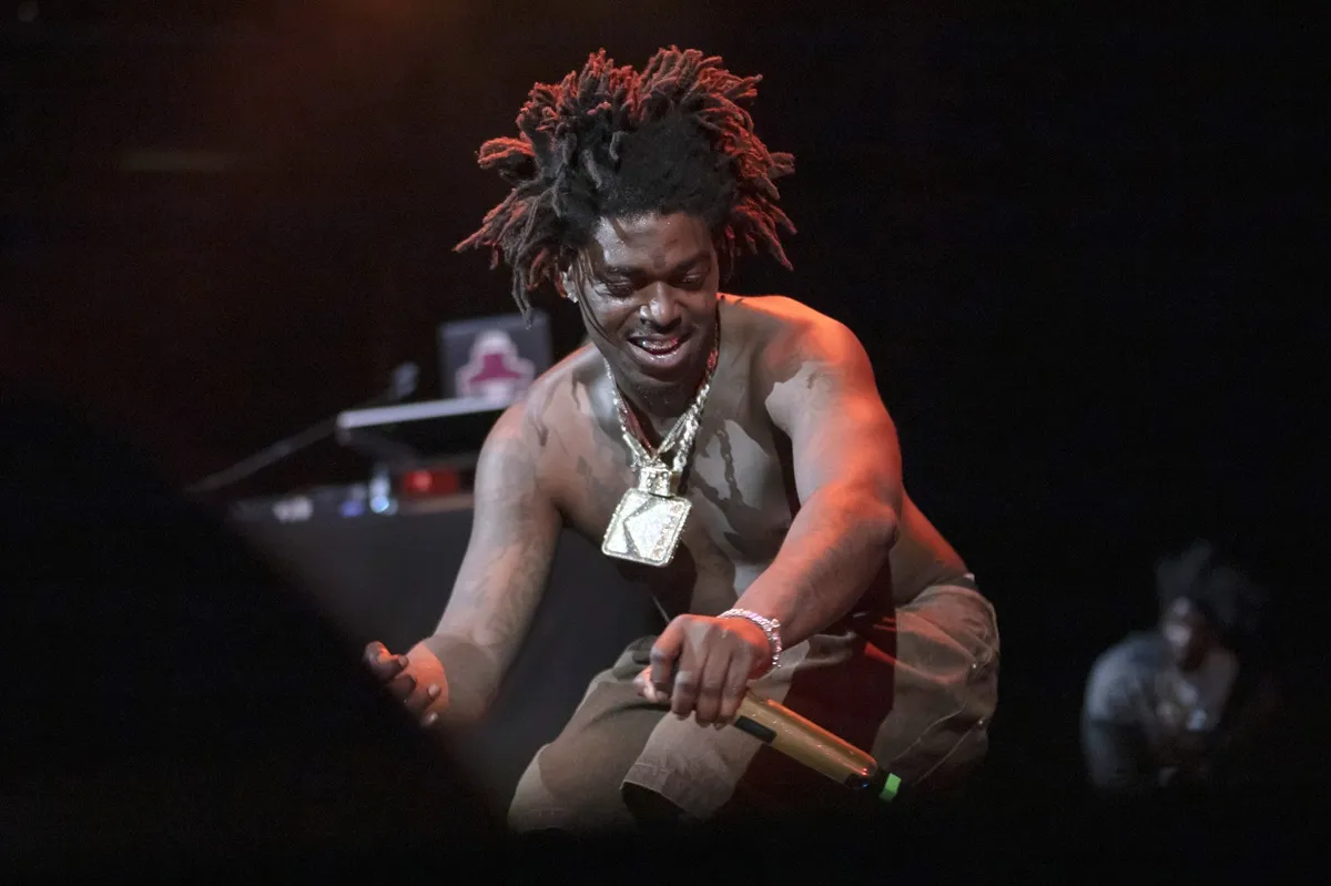Kodak Black performs at the 2026 April Fools Comedy Jam at Barclays Center on April 04, 2026 in New York City.