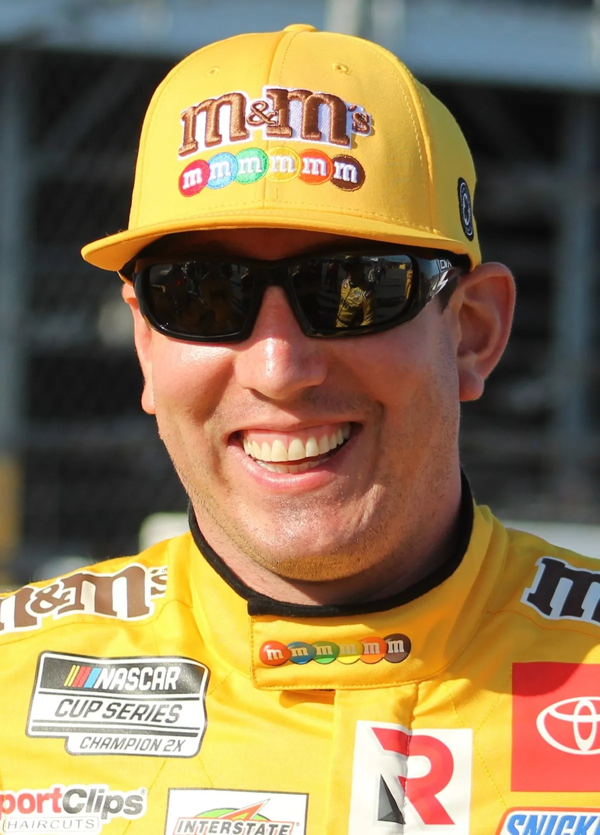 Kyle Busch pictured at a NASCAR event