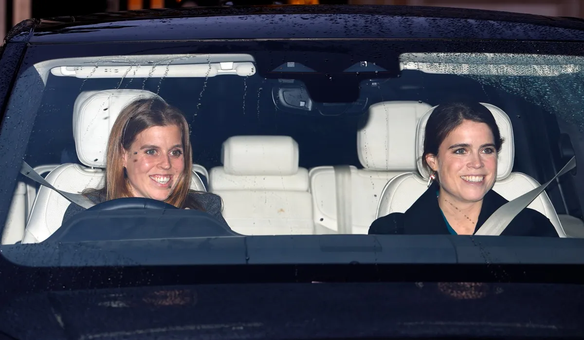 Princess Beatrice and Princess Eugenie attend 2025 Christmas Lunch at Buckingham Palace