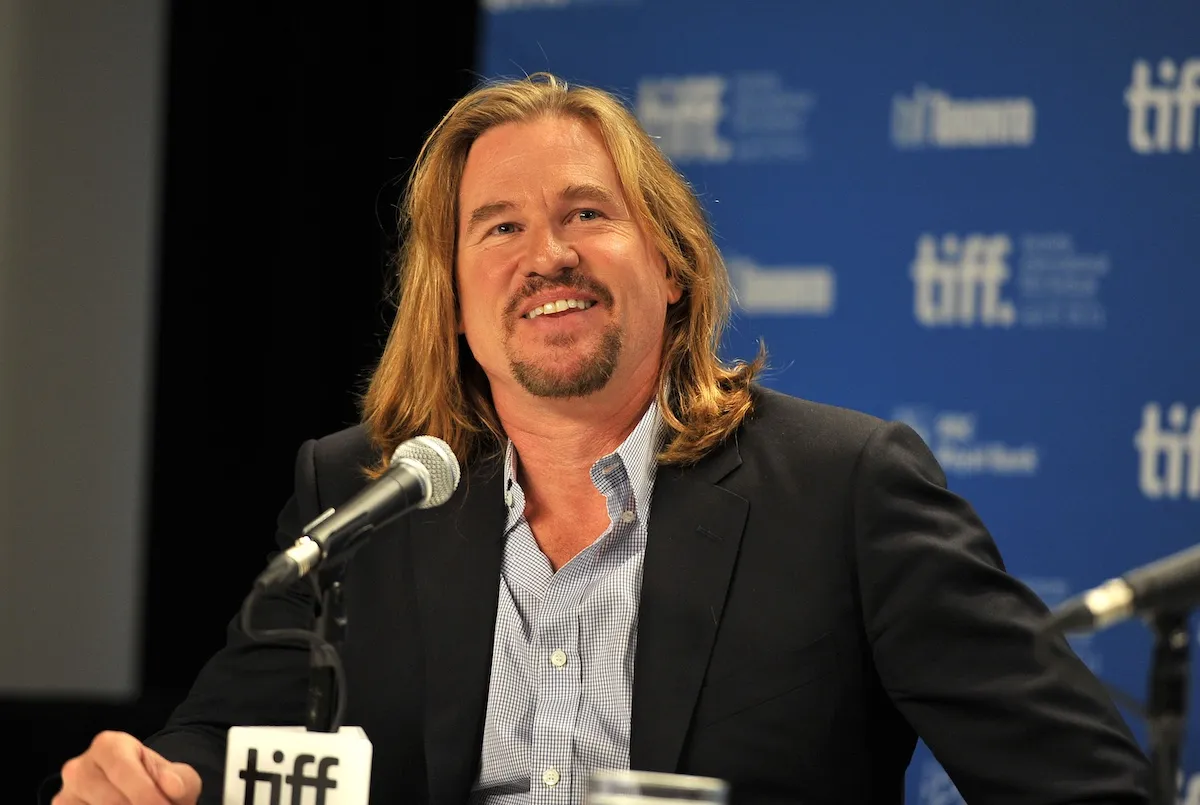 Val Kilmer with long blond hair
