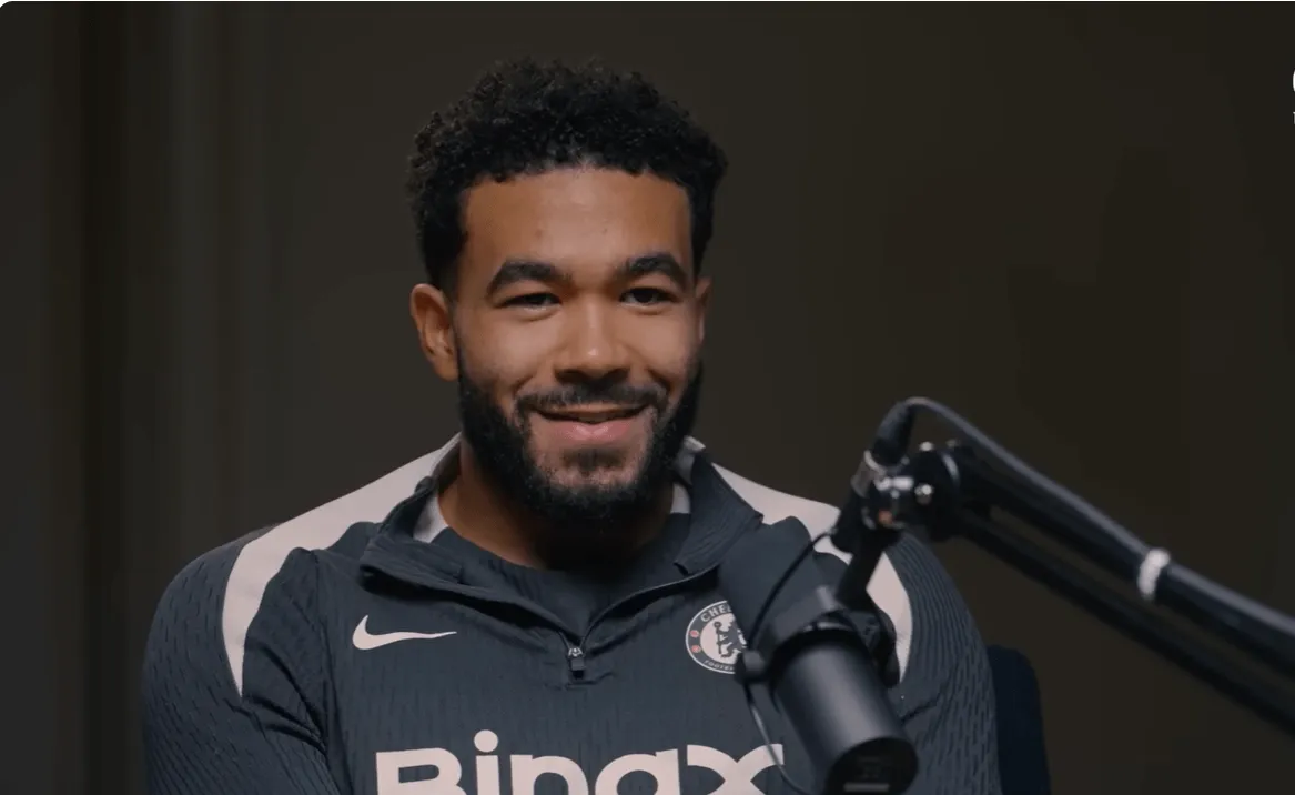 Screenshot of English soccer player Reece James