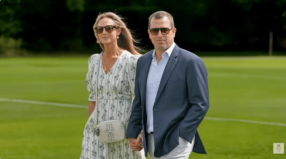 Screenshot of Peter Philips and his fiancée, Harriet Sperling