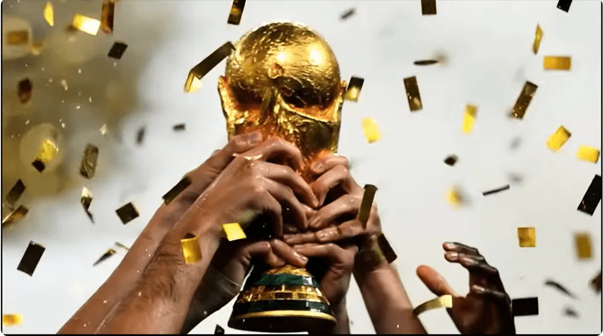 Screenshot of the FIFA World Cup trophy