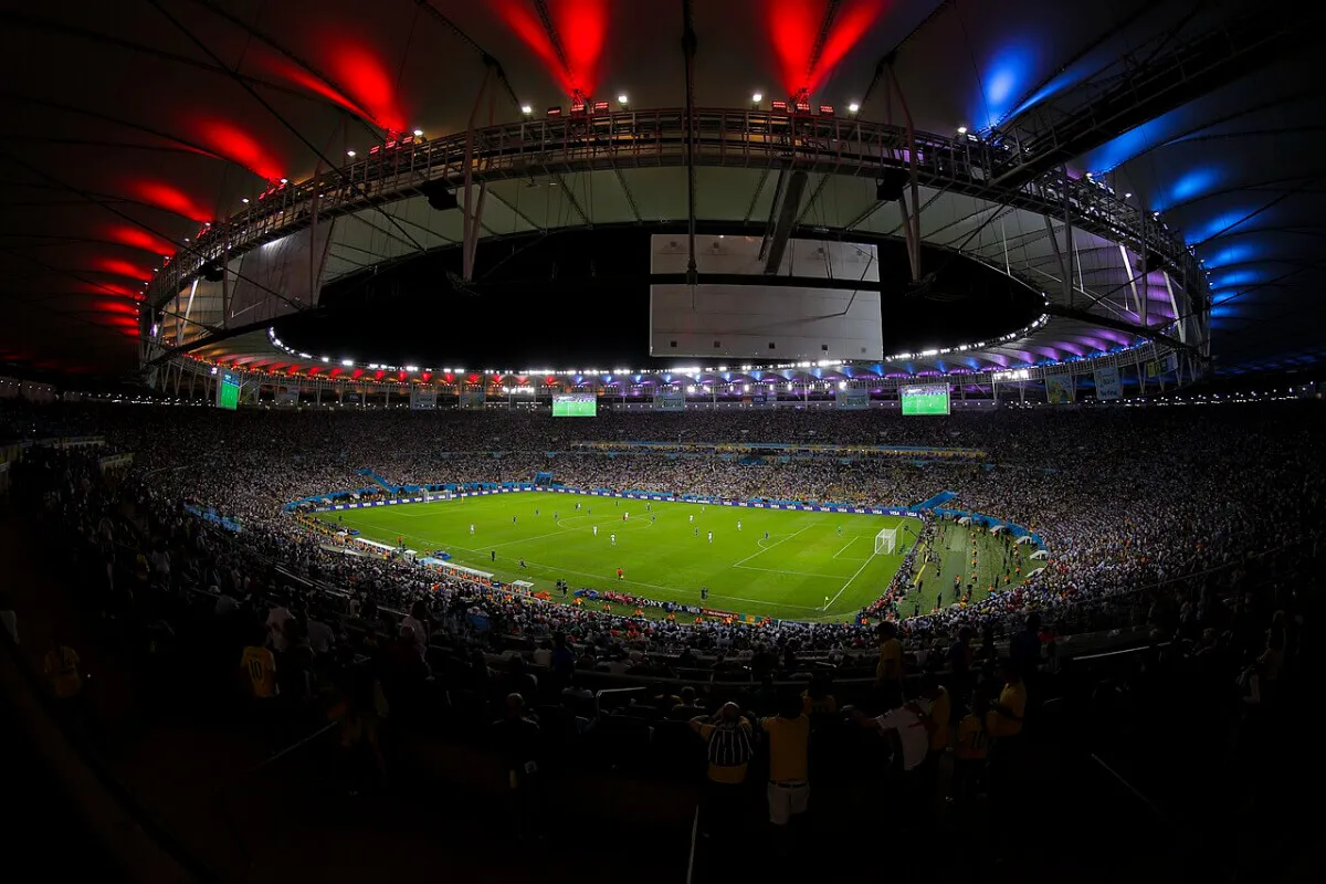 A World Cup stadium.