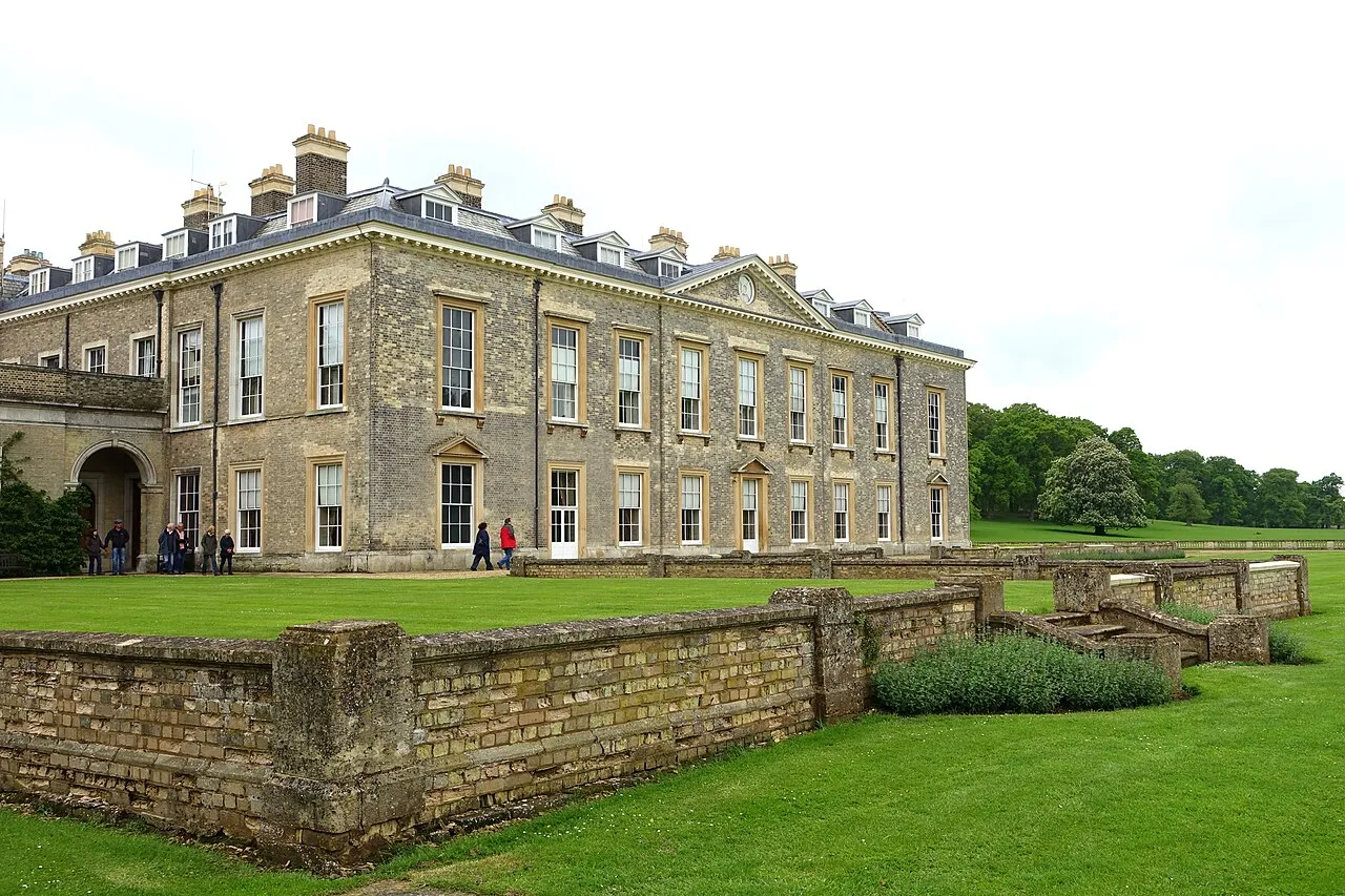 View of Althorp House, former home of Princess Diana