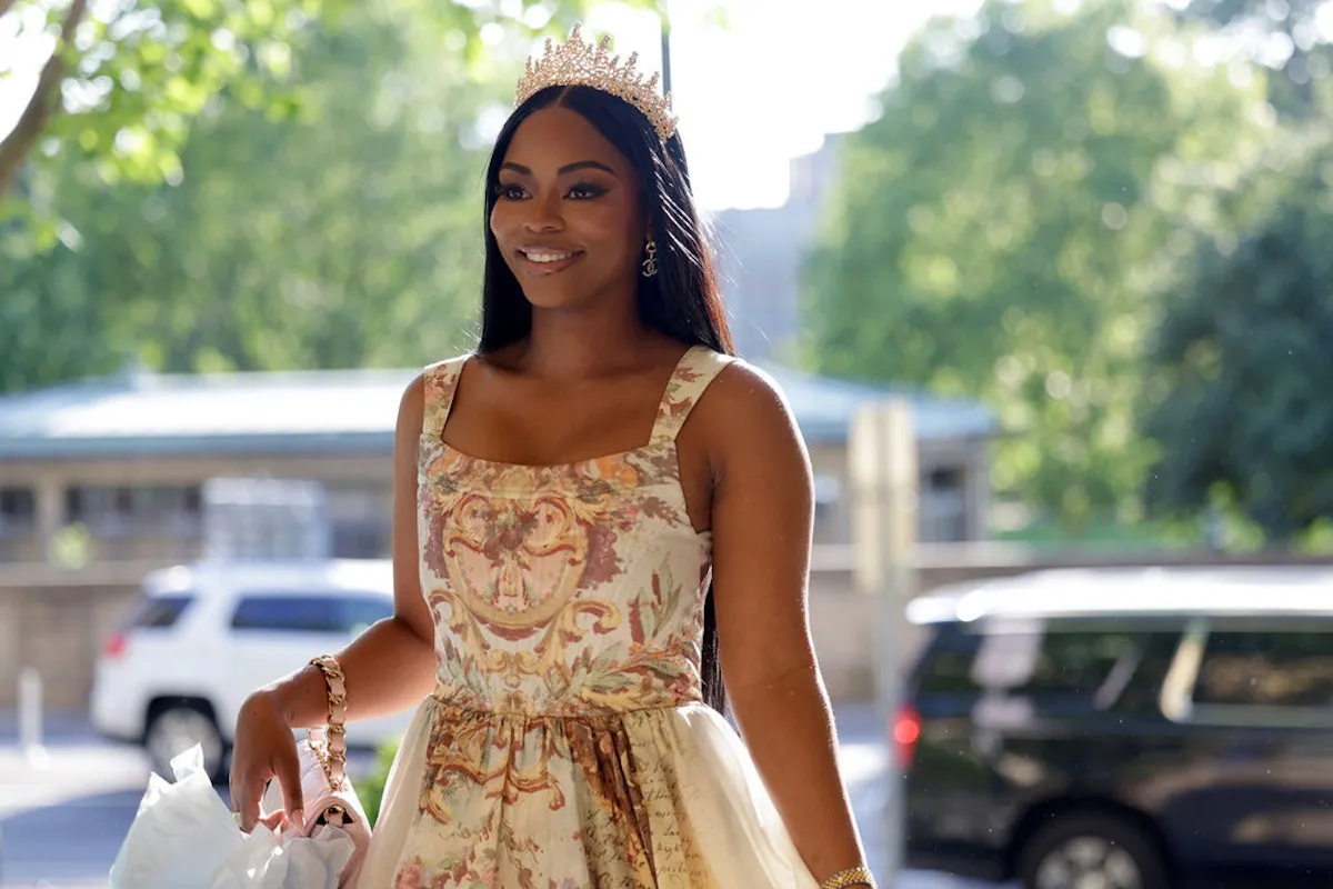 Keiarna Stewart wearing a tiara in 'RHOP'