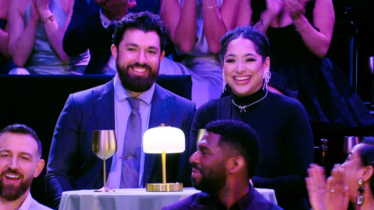 Zack and Bliss at the 'Love Is Blind' Season 10 reunion