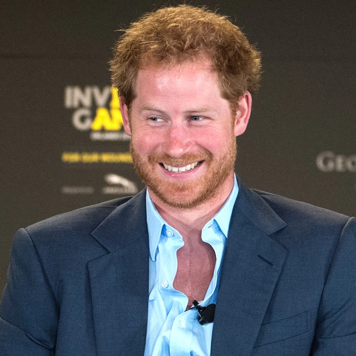 Smiling Prince Harry at the 2016 Invictus Games