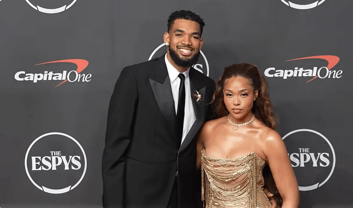 Jordyn Woods Is ‘a Lot Less Emotional' Than Karl-Anthony Towns Who Is in Disbelief That He Has Such a ‘Stunning Woman'
