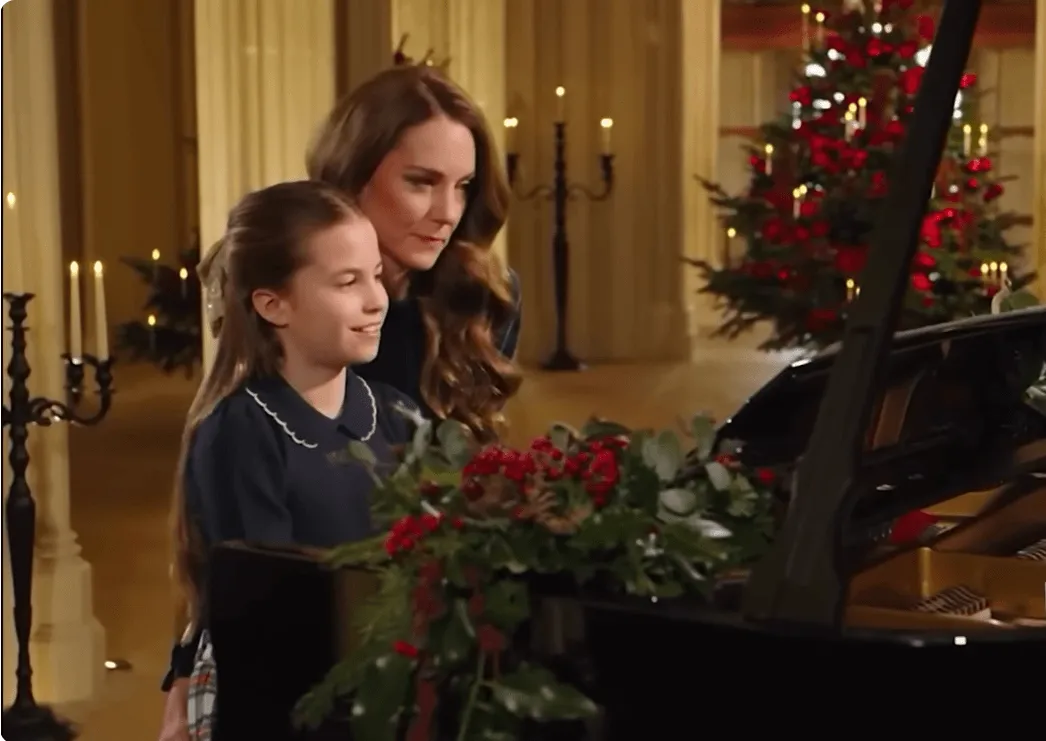 Screenshot of Kate Middleton and Princess Charlotte