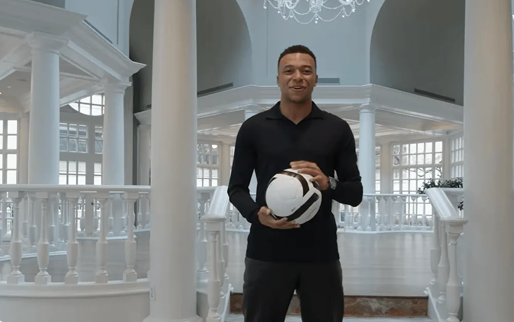 Screenshot of Kylian Mbappé