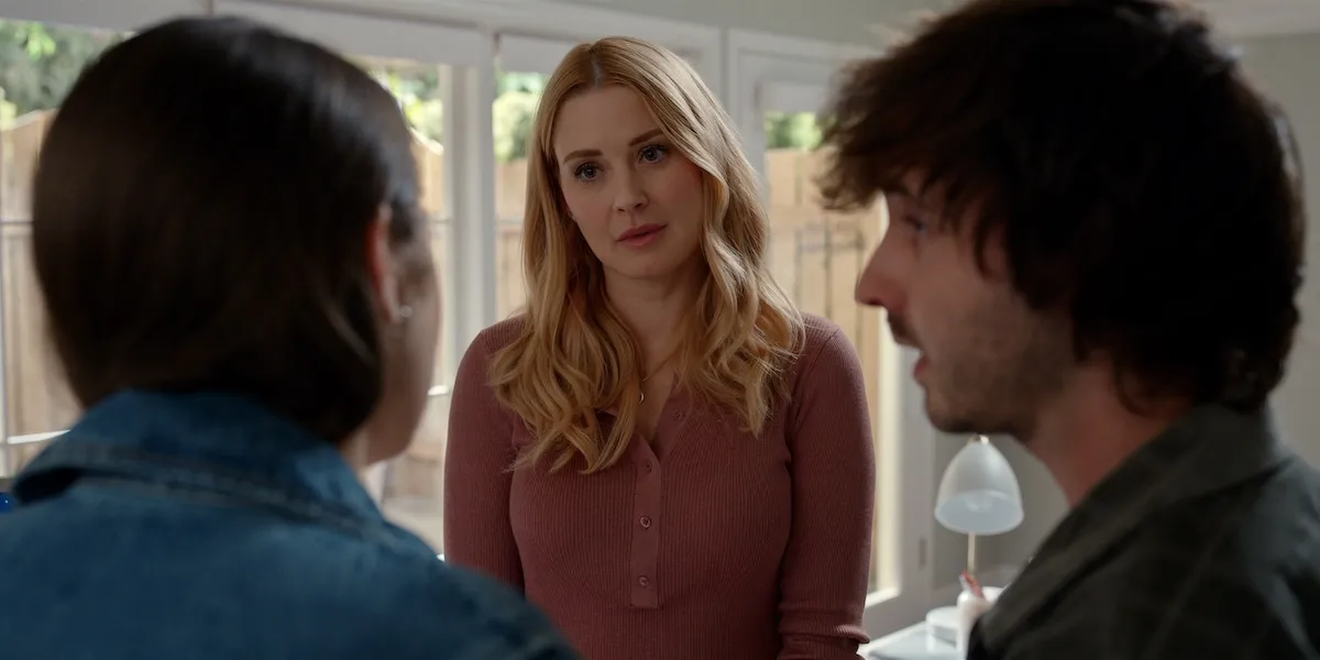 Mel looking at two people in 'Virgin River' Season 7