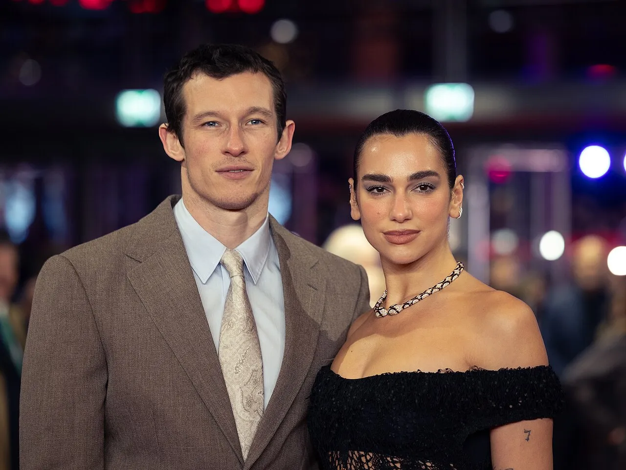 Callum Turner and Dua Lipa at the Berlin International Film Festival