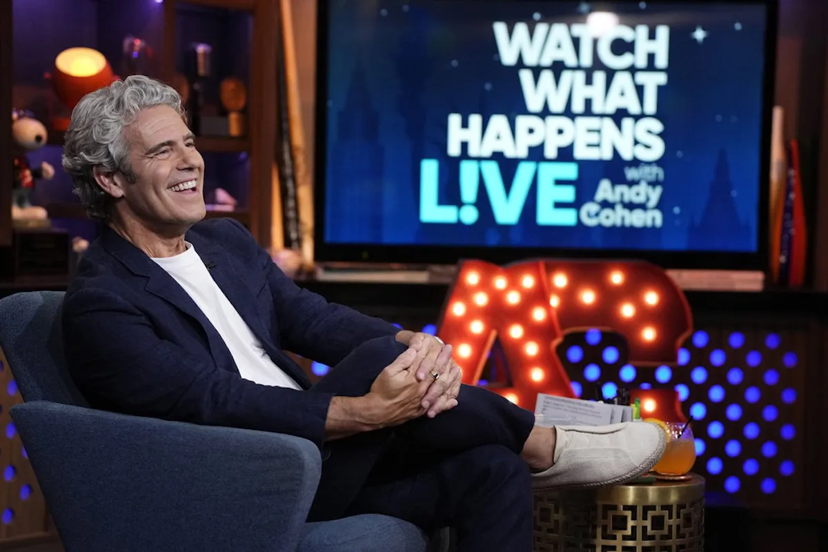 Andy Cohen hosting 'Watch What Happens Live'