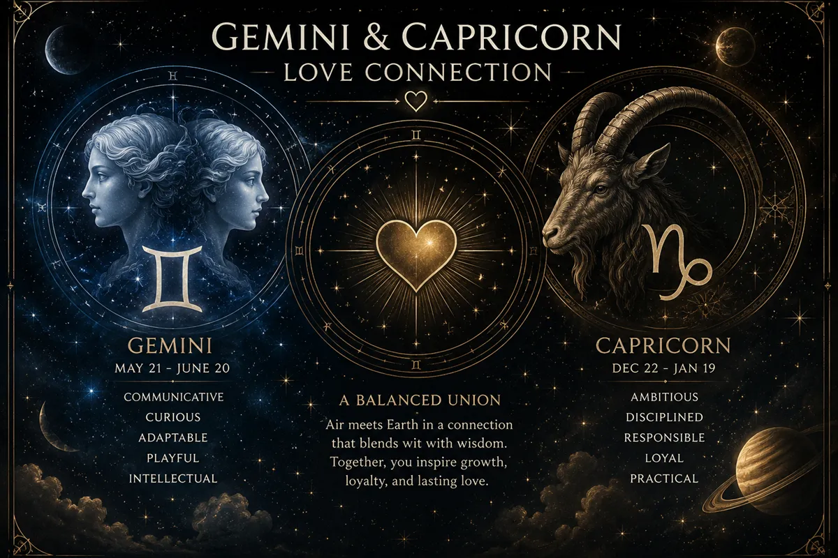 Gemini anfd Capricorn astrological compatibility