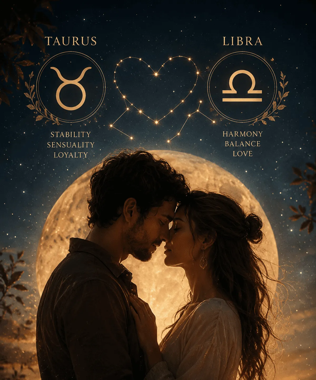 Libra and Taurus' astrological compatibility