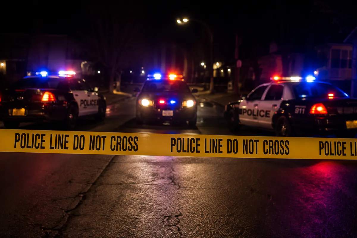Police Investigation Underway as Crime Scene Is Sealed Off