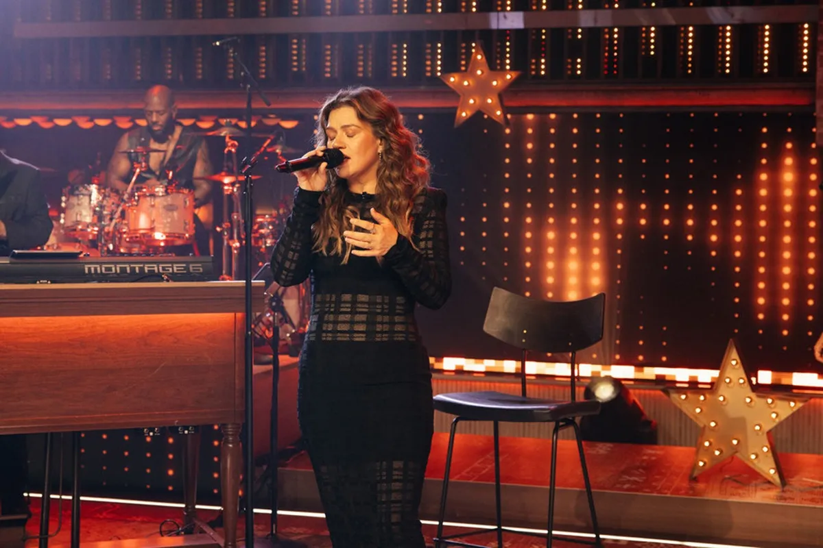 Kelly Clarkson during the season 7 finale of 'The Kelly Clarkson Show'