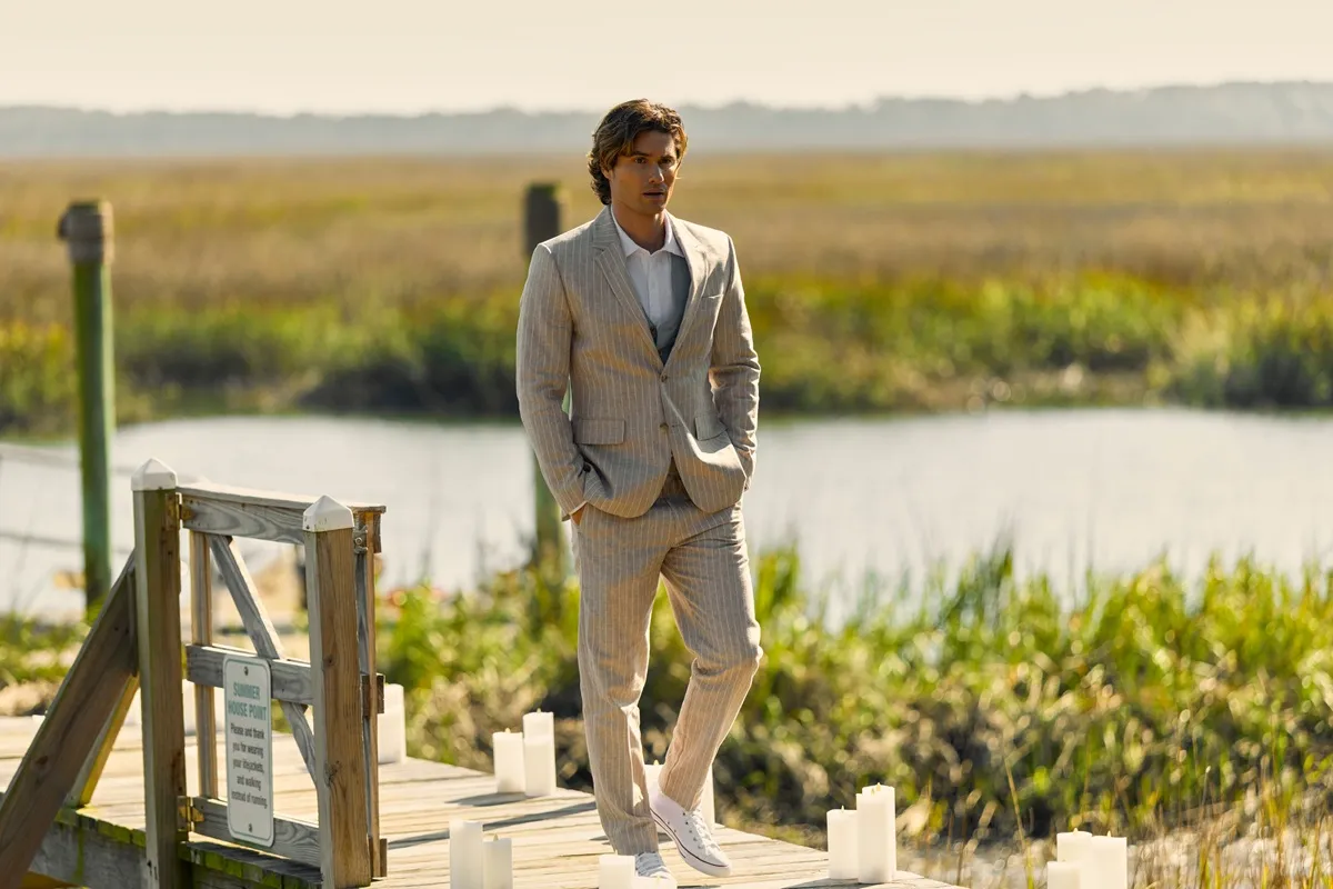 Chase Stokes as John B in episode 510 of 'Outer Banks'