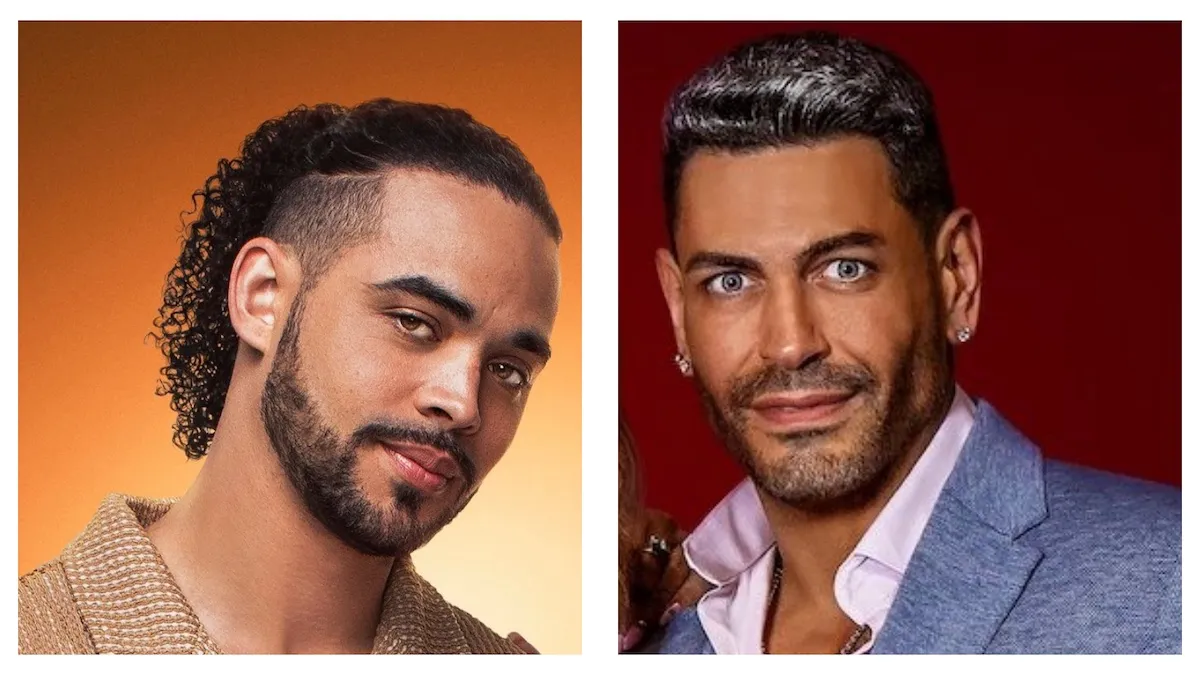 Side by side portraits of Rob Warne and Sarper Guven from '90 Day Fiance'