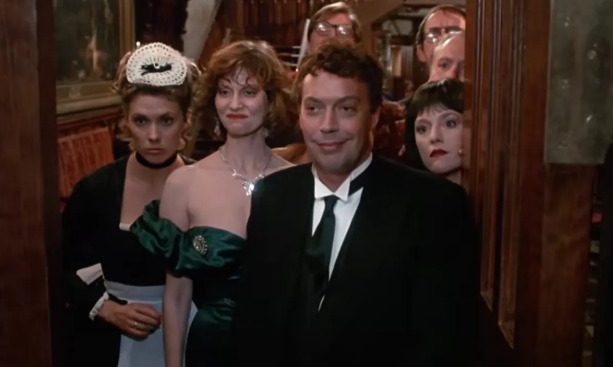 Tim Curry in 'Clue,' one of his iconic movie roles