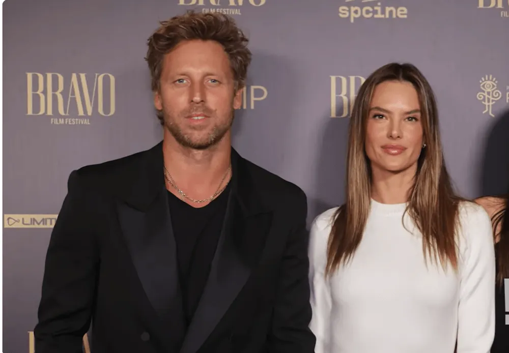 Screenshot of Alessandra Ambrosio and Buck Palmer