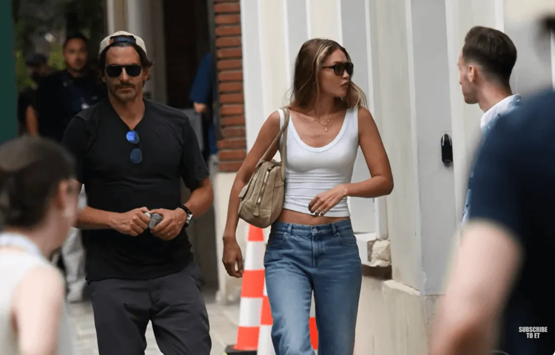 Screenshot of Gigi Hadid and Bradley Cooper