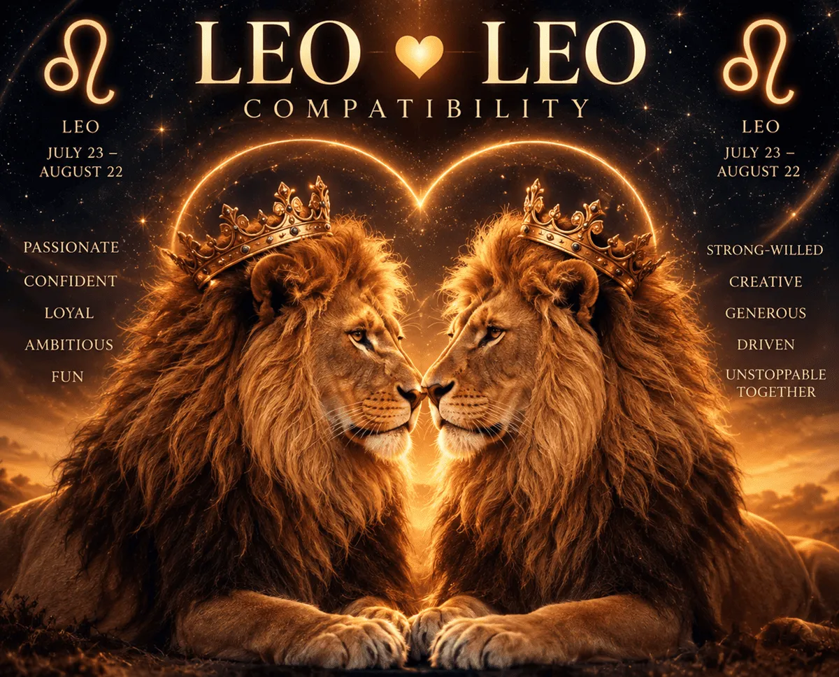 Leo and Leo compatibilty chart