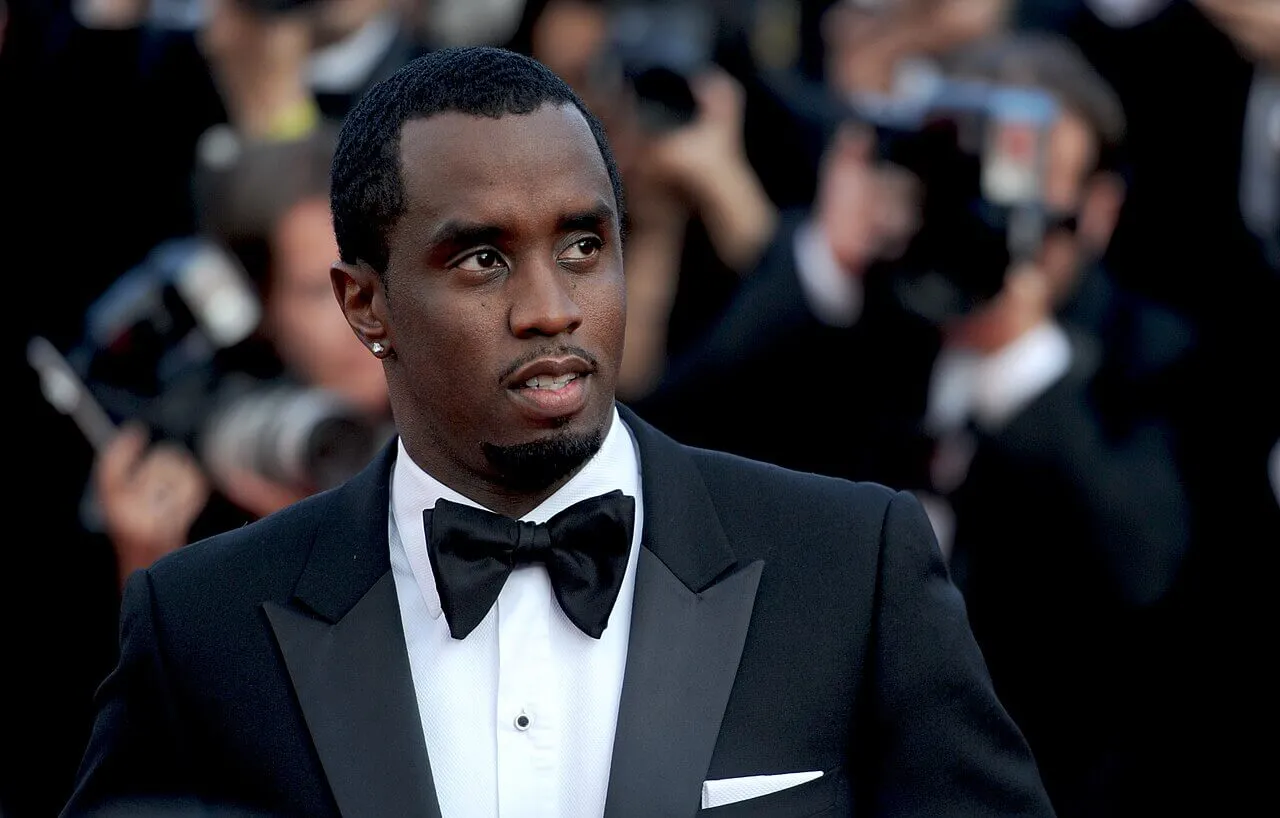 Sean 'Diddy' Combs wears a tuxedo.