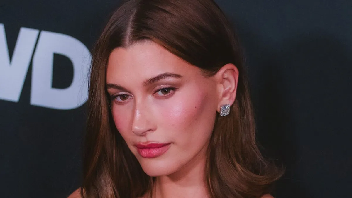 Hailey Bieber poses for a bold cover. (Image Credit:Kevin Paul, CC BY 4.0, via Wikimedia Commons)