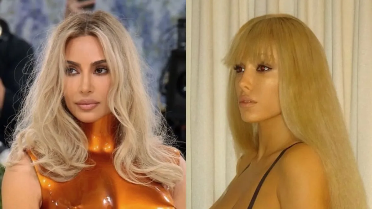 Bianca Censori compared to Kim Kardashian again. (Image Credit: Instagram/@kimkardashian, @biancacensori)