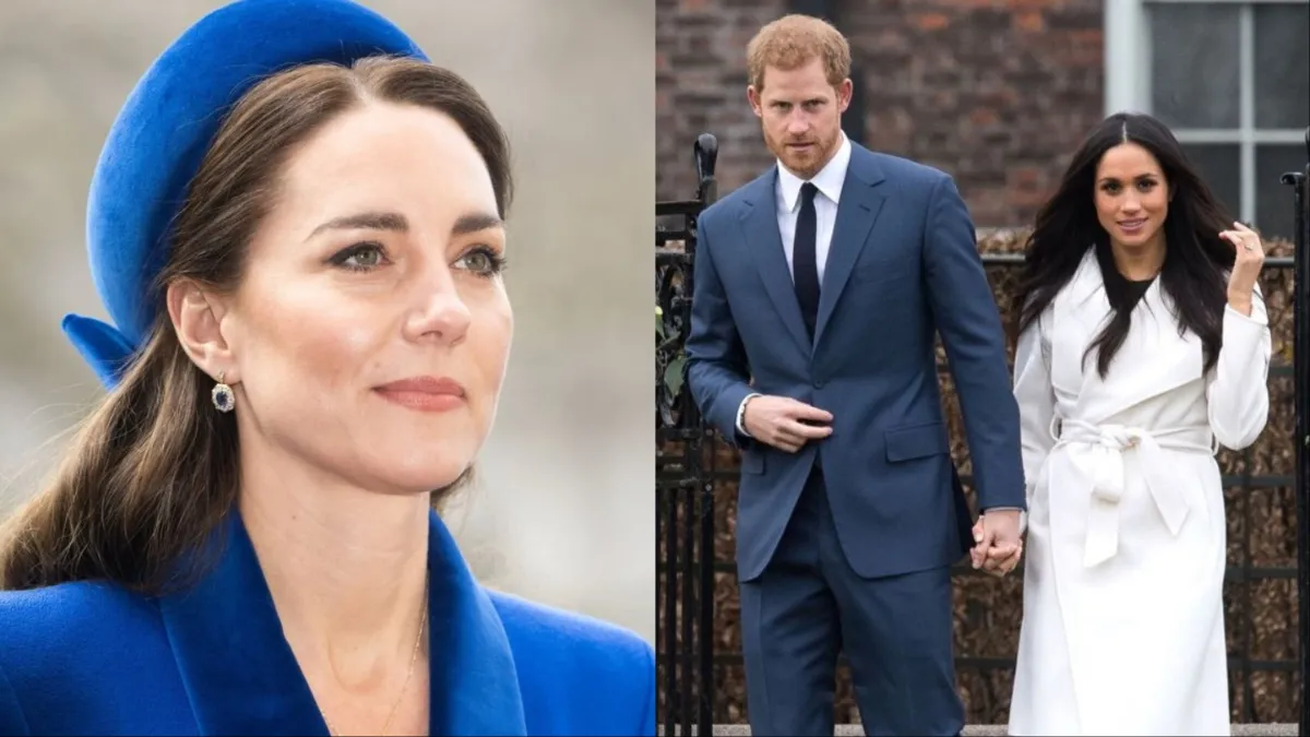 Kate Middleton fears old drama will return after Prince Harry and Meghan Markle’s latest move. (Image Credit: Instagram/@walesroyalfans, @sussexbrasil)