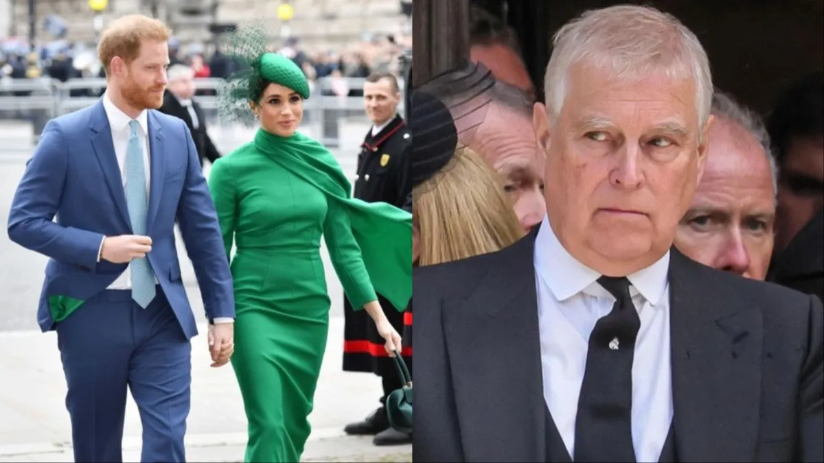 Andrew Mountbatten-Windsor sees red as Prince Harry and Meghan Markle return to the UK. (Image Credit: Instagram/@sussexglow, @arie_da_regina)