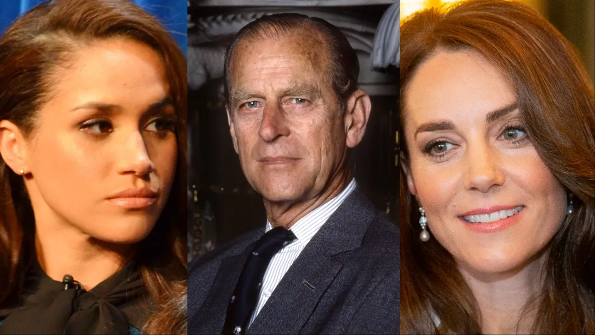 Prince Philip’s contrasting take on Kate Middleton vs. Meghan Markle. (Image Credit: Wikimedia Commons/Genevieve, Wikimedia Commons/Ian Jones, Wikimedia Commons/Allan Warren)