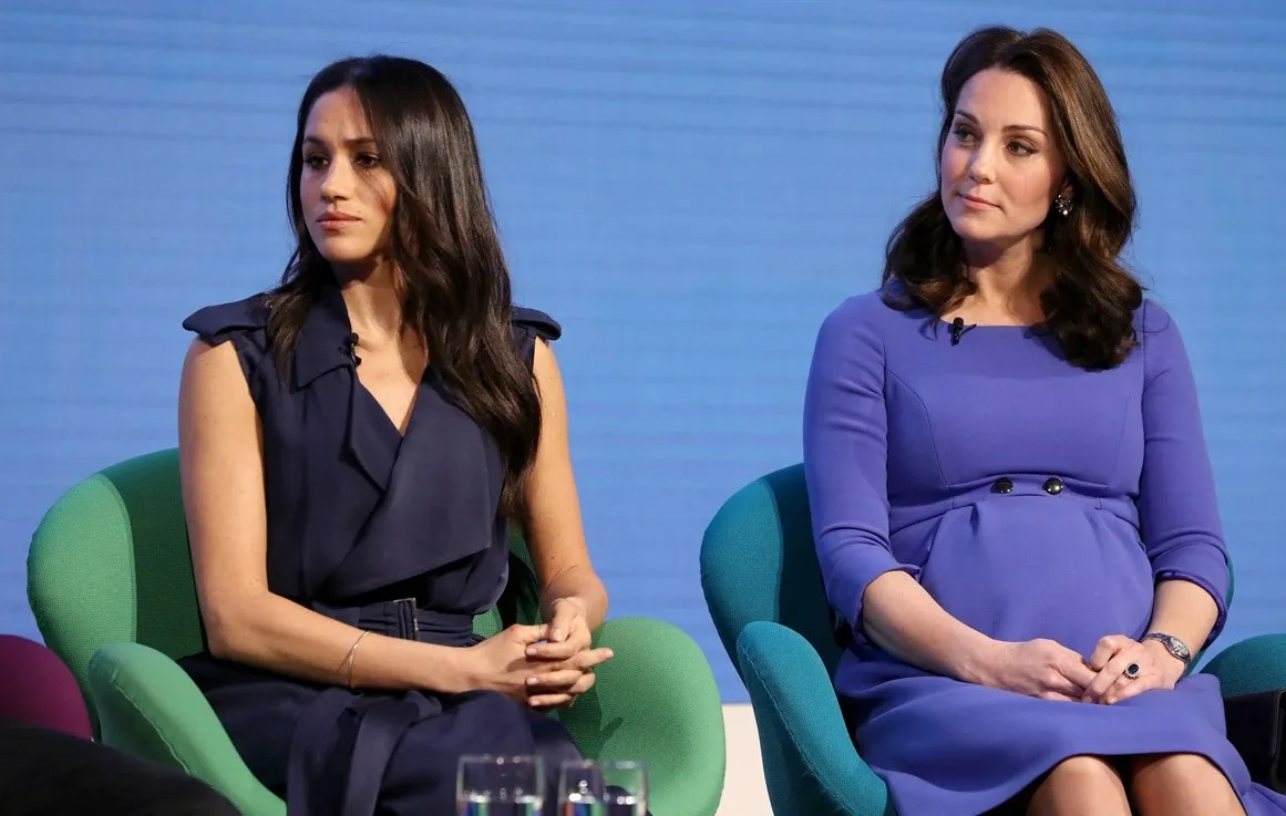 Meghan Markle and Kate Middleton attend the Royal Foundation Forum