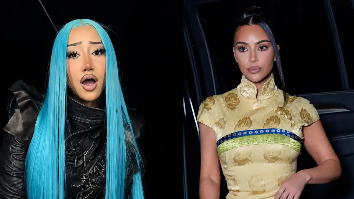 Kim Kardashian slammed for North West's new look. (Image Credit: X/@GodswillRed, Instagram/@kimkardashian)