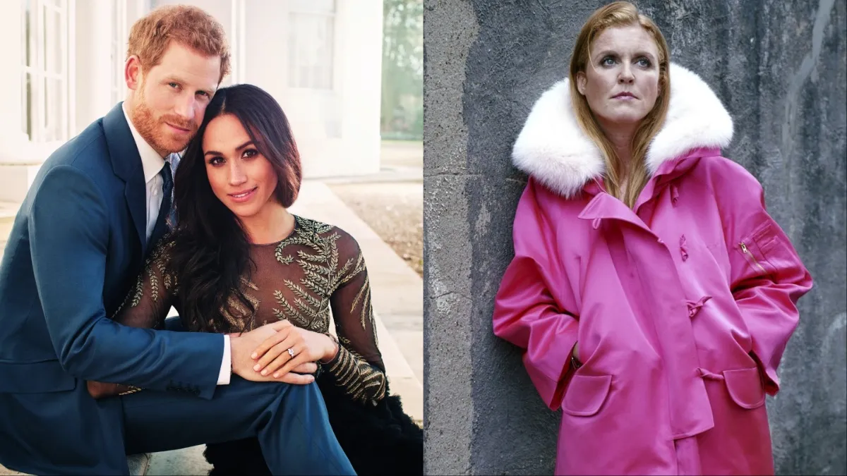 Sarah Ferguson wants to help Prince Harry and Meghan Markle for one big reason. (Image Credit: X/@shitbritishpics, @PopBase)