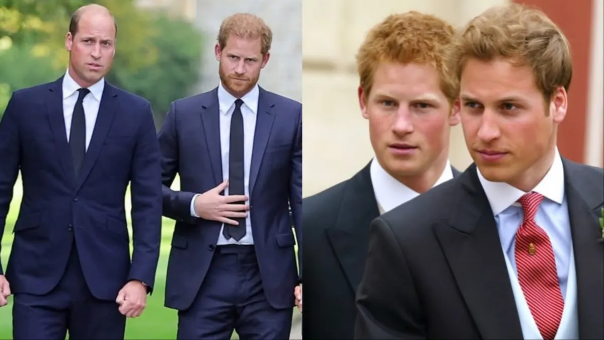 Prince William could decide Prince Harry's path to forgiveness. (Image Credit: Instagram/@walesroyalfans, @lovinghautecouture)