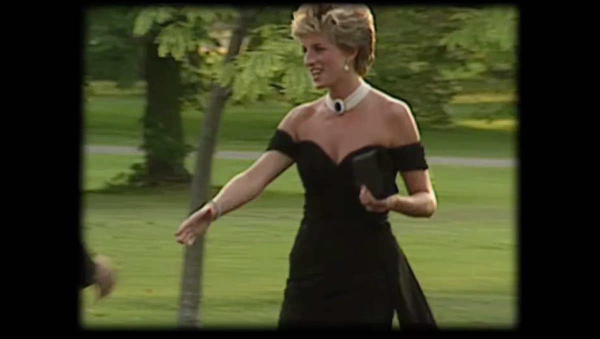 Princess Diana in her revenge dress
