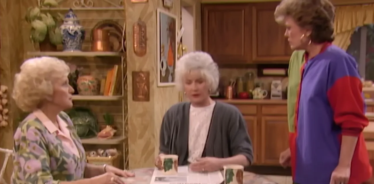Betty White, Bea Arthur and Rue McClanahan in 'The Golden Girls'