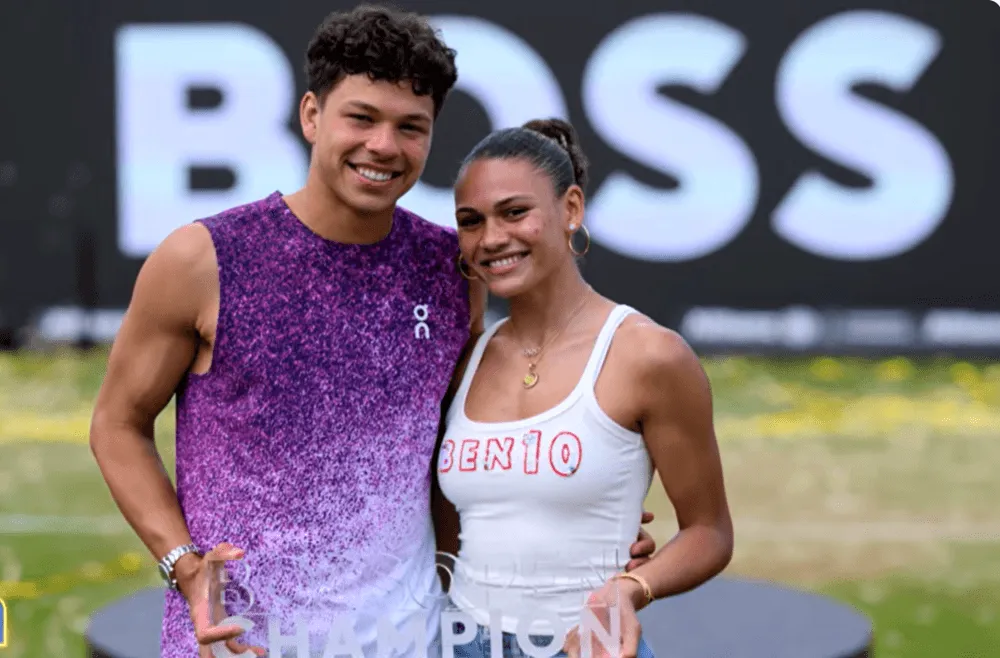 Screenshot of Ben Shelton and Trinity Rodman