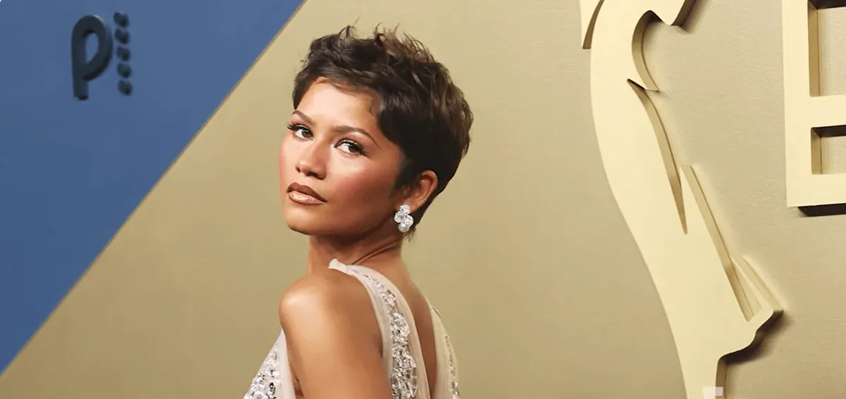 Screenshot of Zendaya at the Primetime Emmys