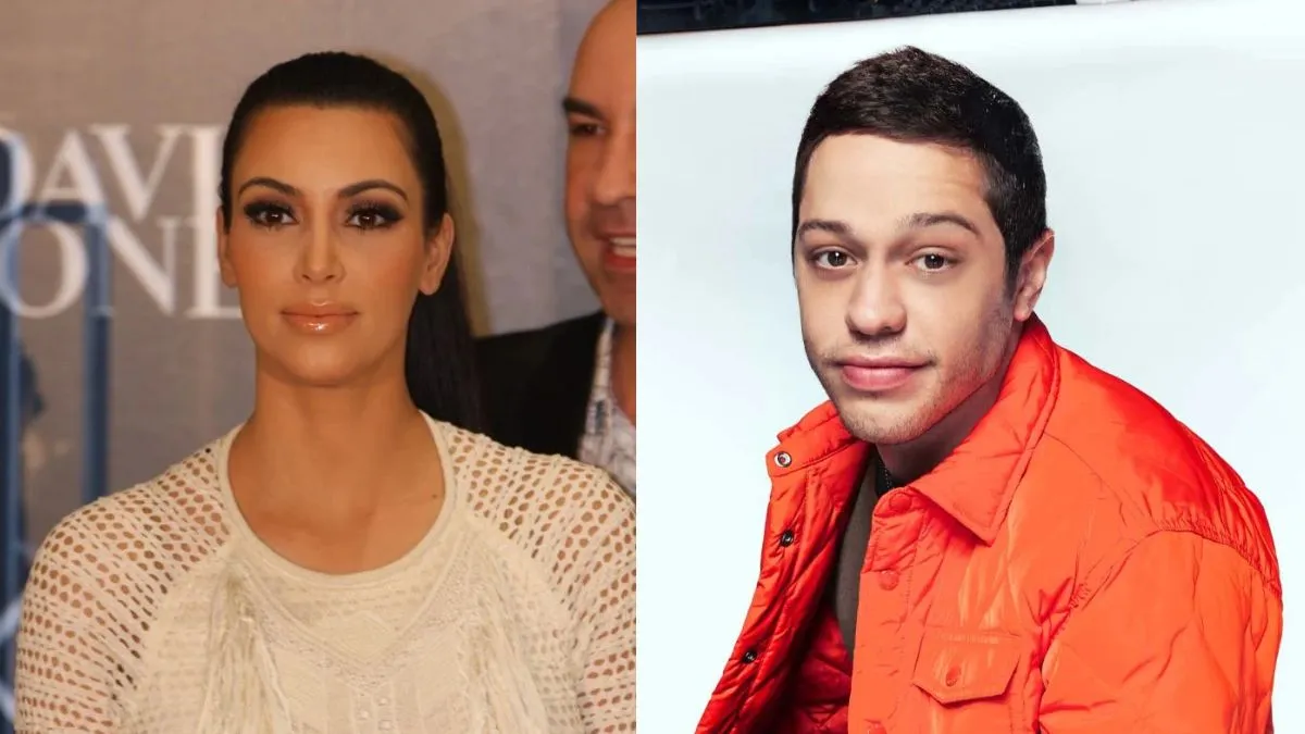 Kim Kardashian reacts to ex-boyfriend Pete Davidson's latest comments. (Image Credit: (L) Eva Rinaldi, CC BY-SA 2.0, via Wikimedia Commons (R) LaVar James, CC BY-SA 4.0, via Wikimedia Commons)