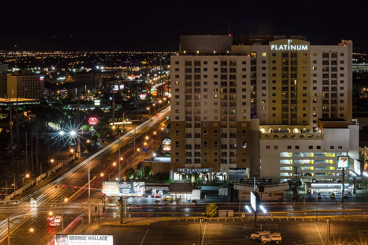 A view of Las Vegas where Tupac Shakur was shot