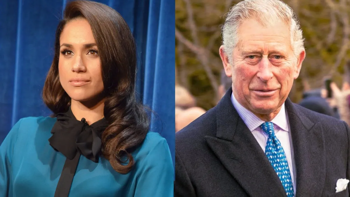 Meghan Markle’s security arrangements draw scrutiny. (Image Credit: (L) Genevievederivative work: Firebrace, CC BY 2.0, via Wikimedia Commons, (R) Mark Jones, CC BY 2.0, via Wikimedia Commons)