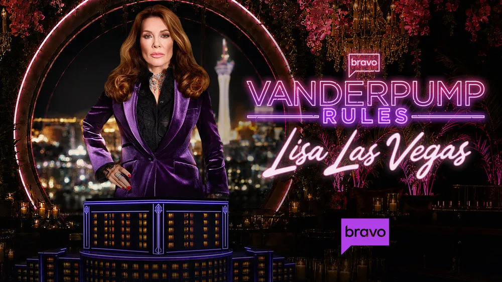 The poster for Lisa Vanderpump's new show, 'Vanderpump Rules: Lisa Las Vegas.'