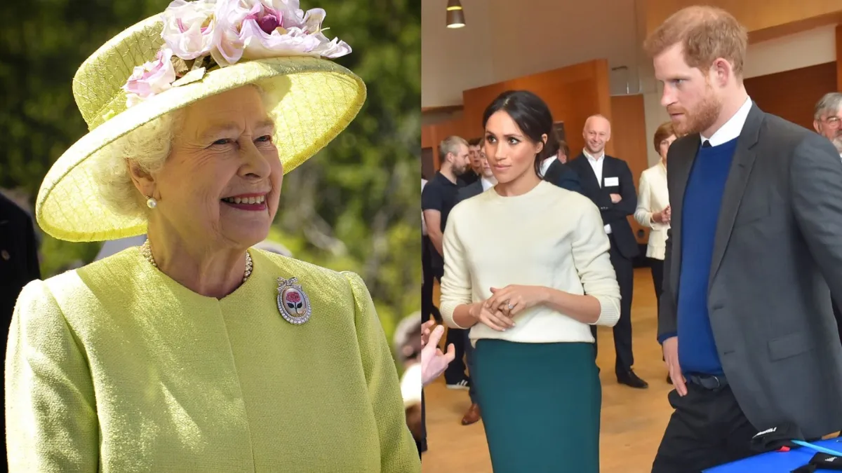 Queen Elizabeth’s aide's project could rattle Prince Harry and Meghan Markle. (Image Credit: (L) Northern Ireland Office, CC BY 2.0, via Wikimedia Commons, (R) Bill Ingalls, Public domain, via Wikimedia Commons)