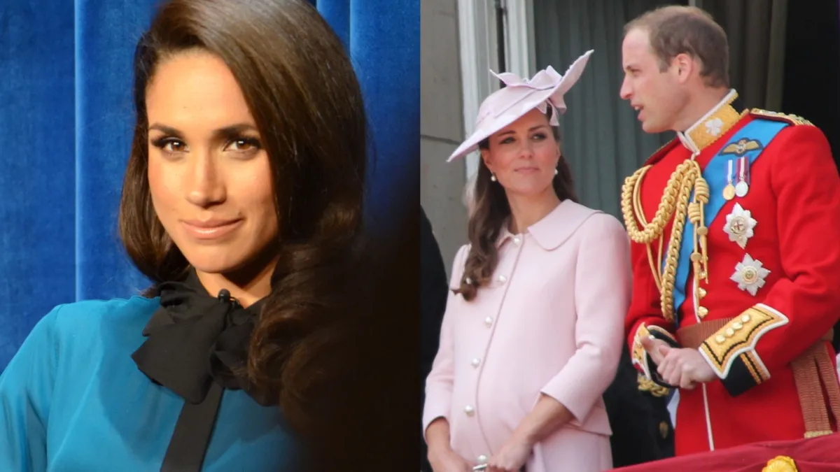 Meghan Markle ready to take on the Waleses publicly. (Image Credit: (L) Genevieve, CC BY 2.0, via Wikimedia Commons, (R) Carfax2, CC BY-SA 3.0, via Wikimedia Commons)